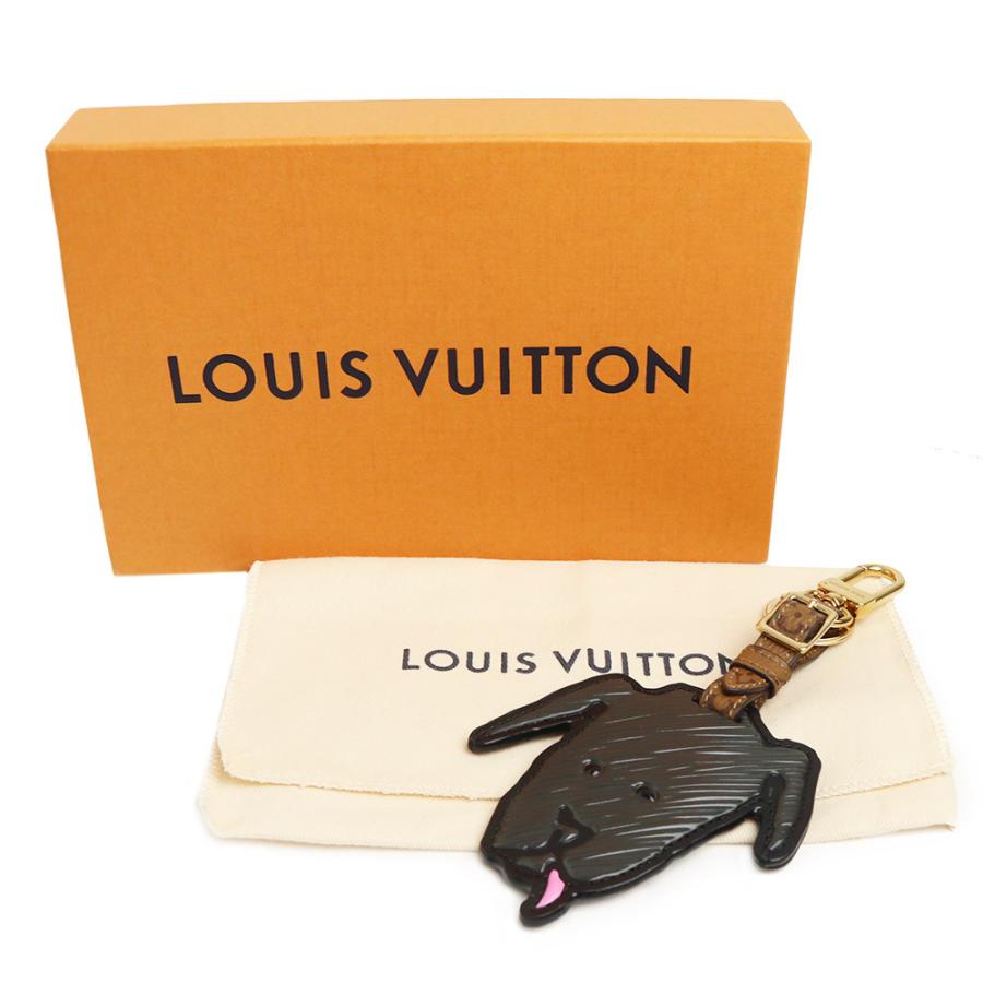 休日 （新品・未使用品）ルイ ヴィトン LOUIS ドッグ レザー チャーム