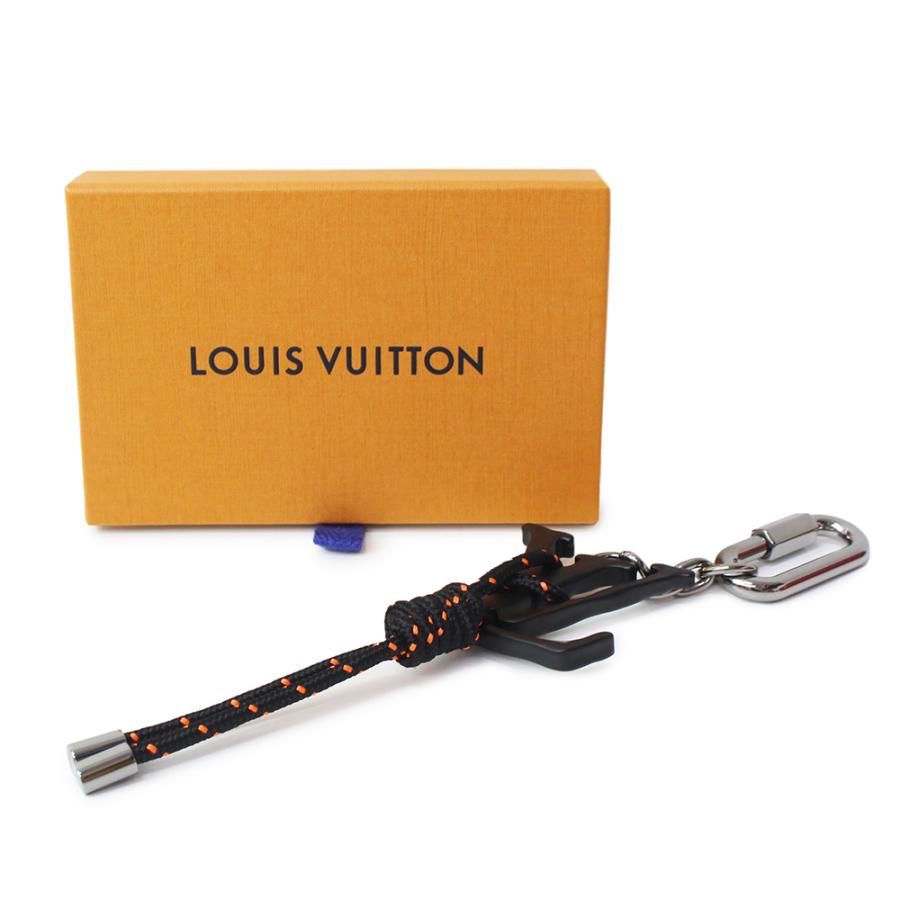 （未使用　展示品）ルイ ヴィトン LOUIS VUITTON ポルトクレ LVシェイプ ロープ  バッグチャーム キーホルダー ヴァージル・アブロー ナイロン 黒 MP2617 箱付｜brandbrand｜02