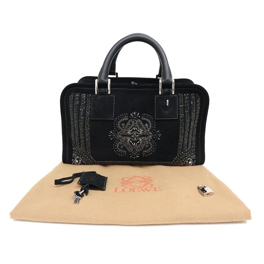 美品）ロエベ LOEWE アマソナ 30 カーフスキン レザー スエード