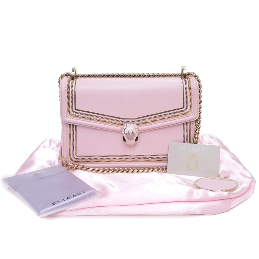 美品)ブルガリ BVLGARI セルペンティ ダイヤモンド ブラスト チェーン 美品)ブルガリ BVLGARI セルペンティ ダイヤモンド ブラスト チェーン