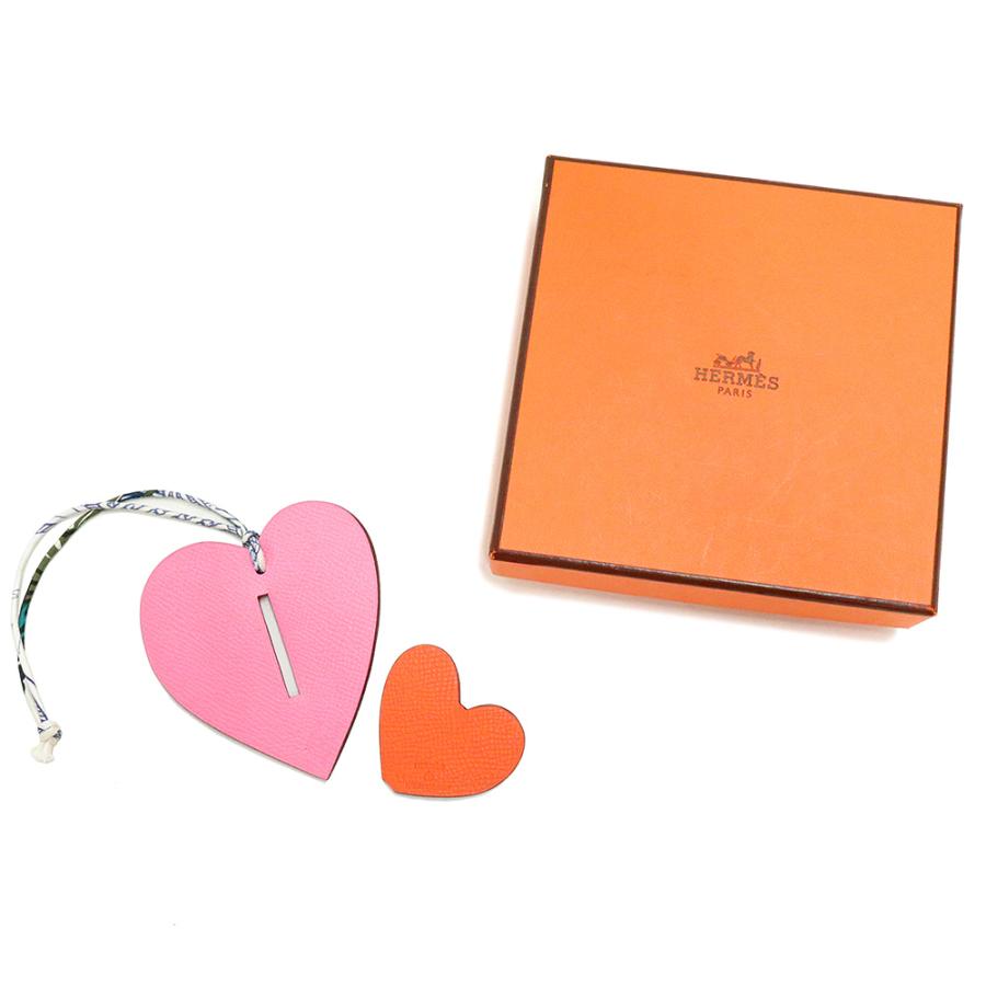 HERMES （新品・未使用品）エルメス プティアッシュ チャーム Wハート  
