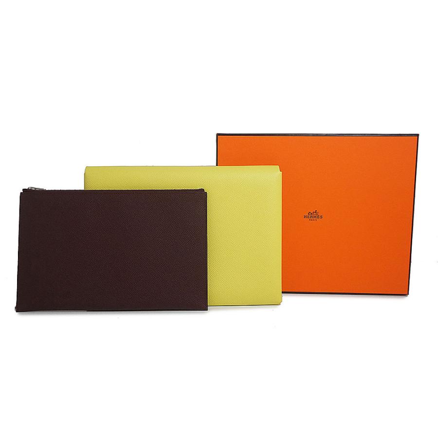 HERMES （新品・未使用品）エルメス ポシェット カルヴィ GM クラッチ  