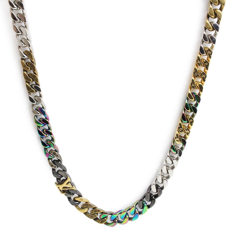 中古）ルイ ヴィトン LOUIS VUITTON LV コリエ チェーンリンクス パッ