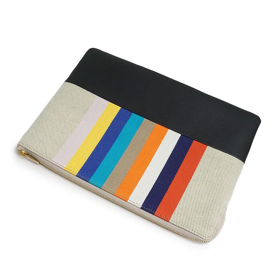 CELINE （新品・未使用品）セリーヌ ストライプ クラッチバッグ ポーチ 
