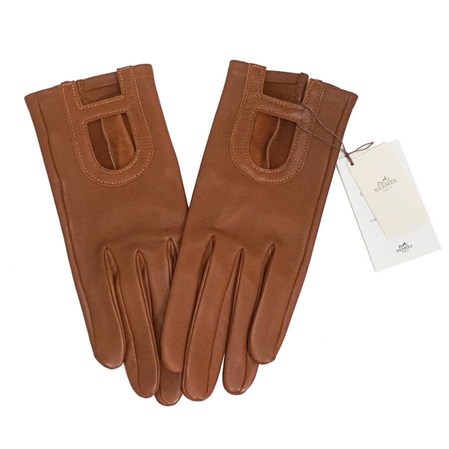 新品・未使用品）エルメス HERMES シェーヌダンクル グローブ 手袋 ＃7