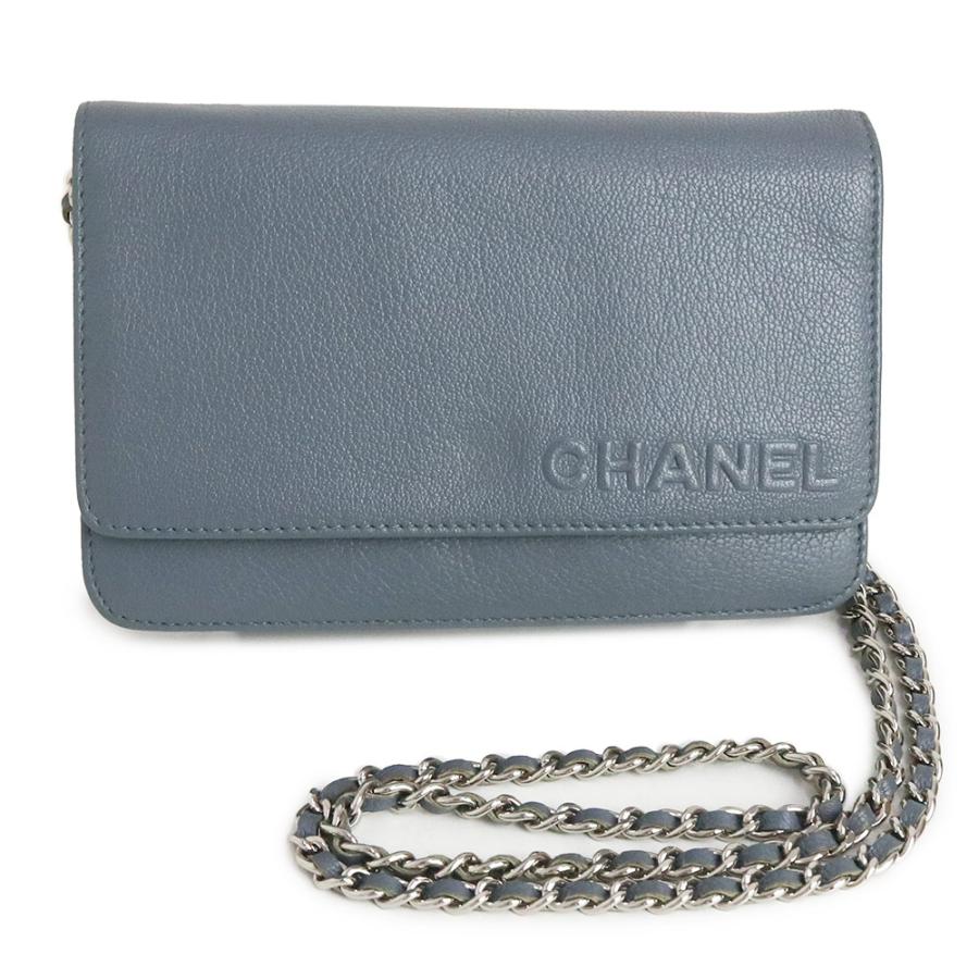 CHANEL （中古）シャネル ロゴ チェーンウォレット ショルダーバッグ 