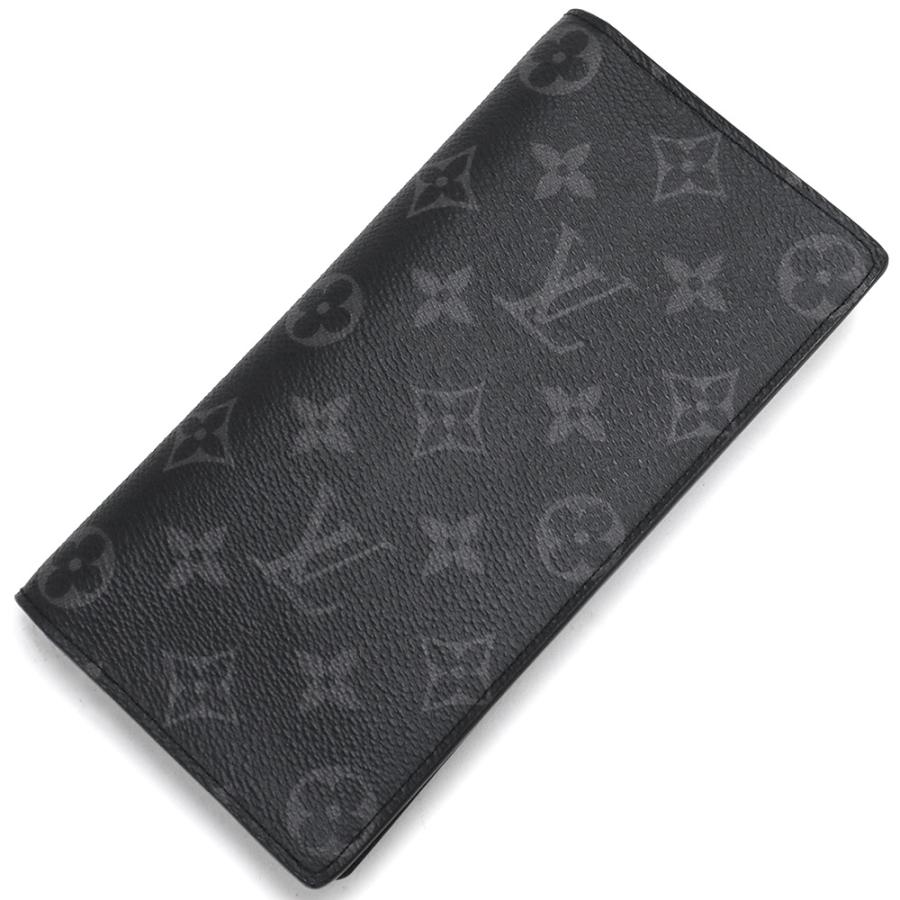 （中古）ルイ ヴィトン LOUIS VUITTON ポルトフォイユ ブラザ 二つ折り 長財布 モノグラムエクリプス ブラック シルバー金具 M61697 LOUIS VUITTON（ルイ・ヴィトン） （中古）ルイ ヴィトン