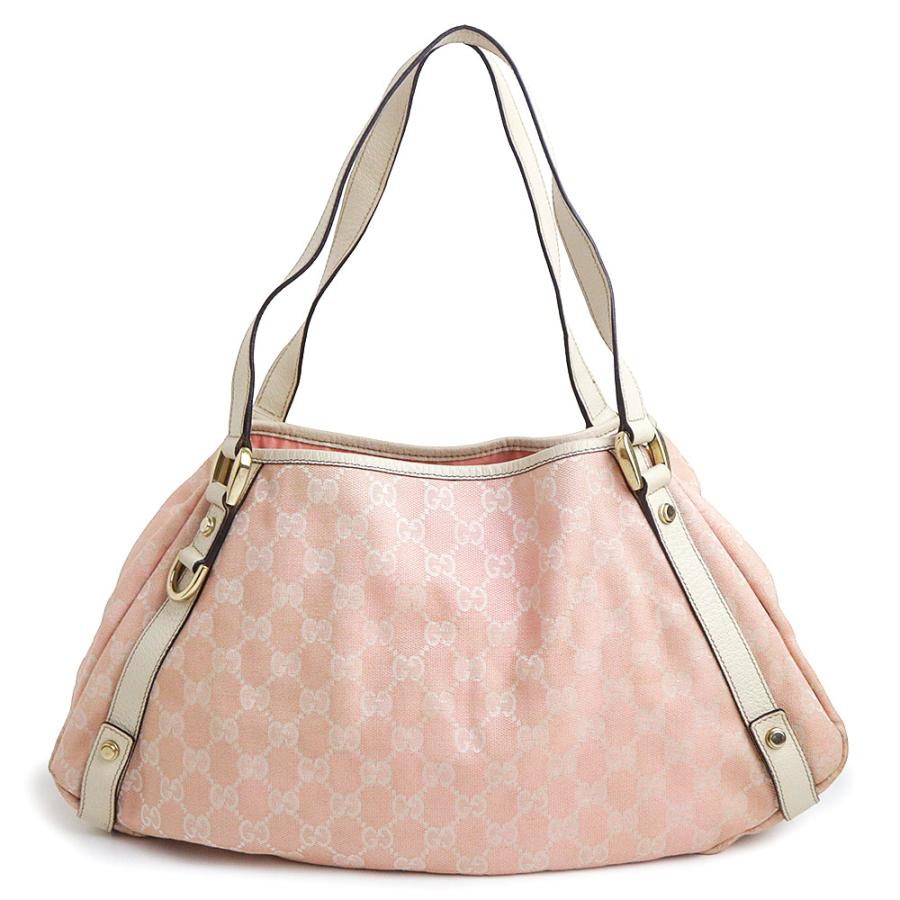 GUCCI（グッチ） （中古）GUCCI 130736 アビー GGキャンバス カーフ 
