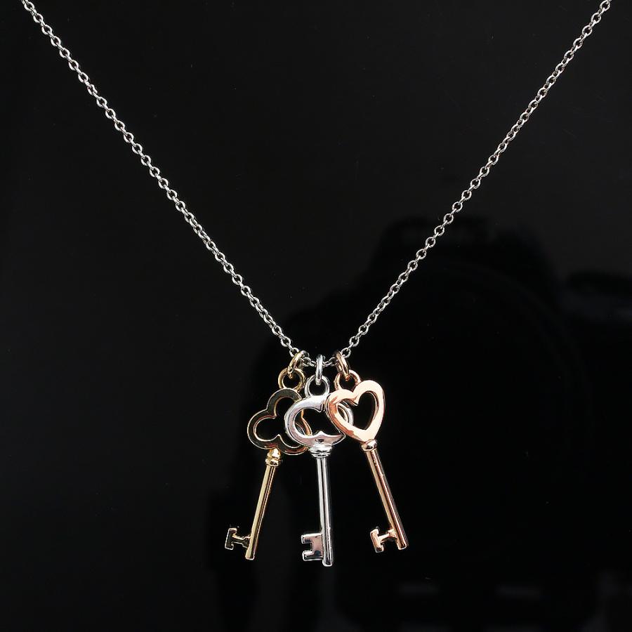 美品 ティファニー ミニ スリー キー 鍵 ネックレス ペンダント 925 750 K18 レディース 箱付 Isont ブランドシティ 通販 Yahoo ショッピング