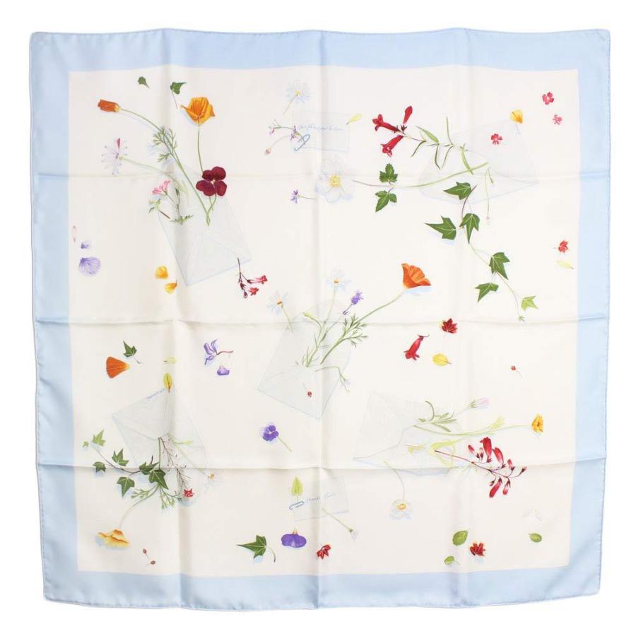 新品 未使用品 エルメス シルク100 カレ90 スカーフ Des Fleurs Pour Le Dier 花の手紙 ホワイト 箱付 Mbhe810 ブランドシティ 通販 Yahoo ショッピング