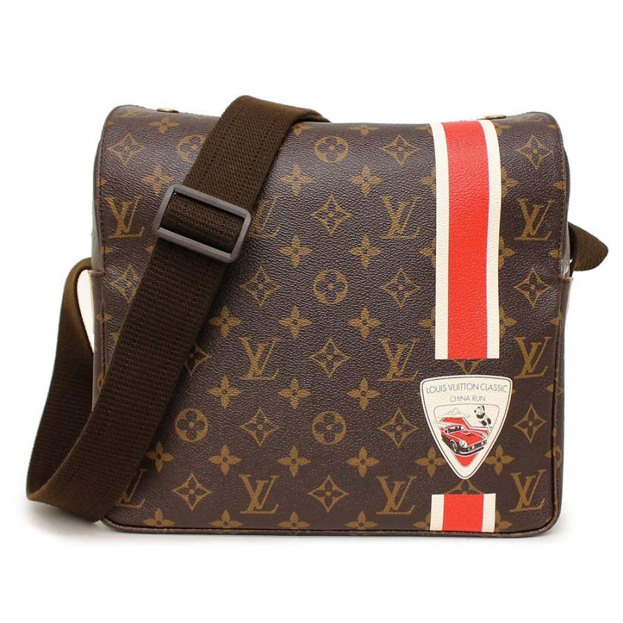 美品 ルイ ヴィトン モノグラム ナヴィグリオ チャイナラン ショルダーバッグ M Agronature Fr