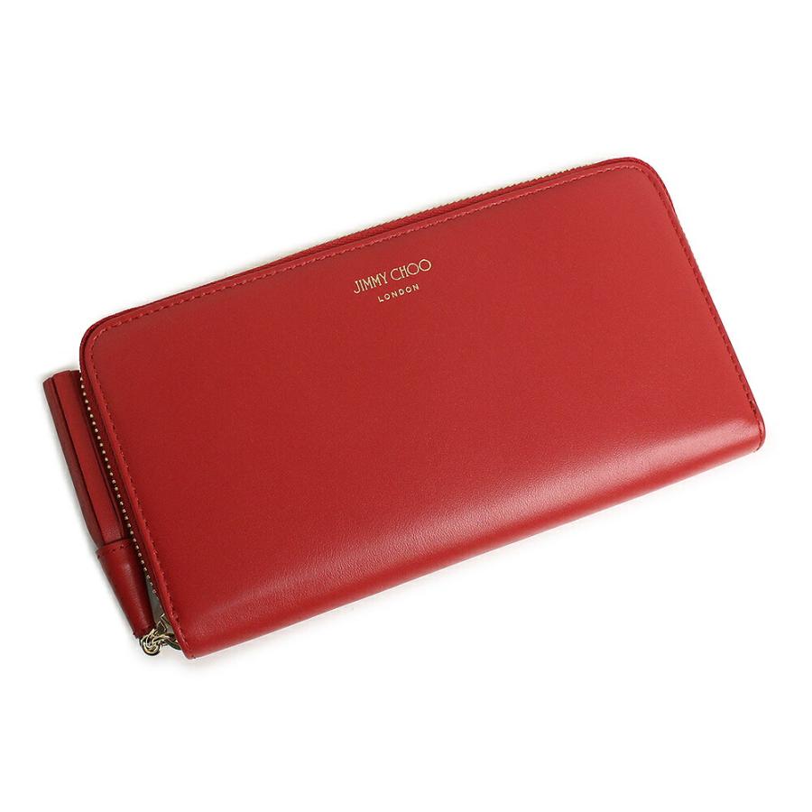 新品 未使用品 ジミーチュウ アティニ ロゴ レザー タッセル ラウンドジップウォレット 長財布 メンズ レディース レッド 赤 箱付 Tzont742 ブランドシティ 通販 Yahoo ショッピング