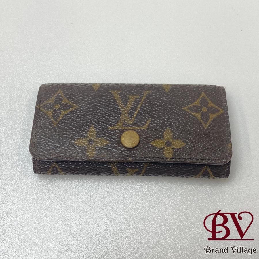 LOUIS VUITTON ルイヴィトン ミュルティクレ4 モノグラム ブラウン  