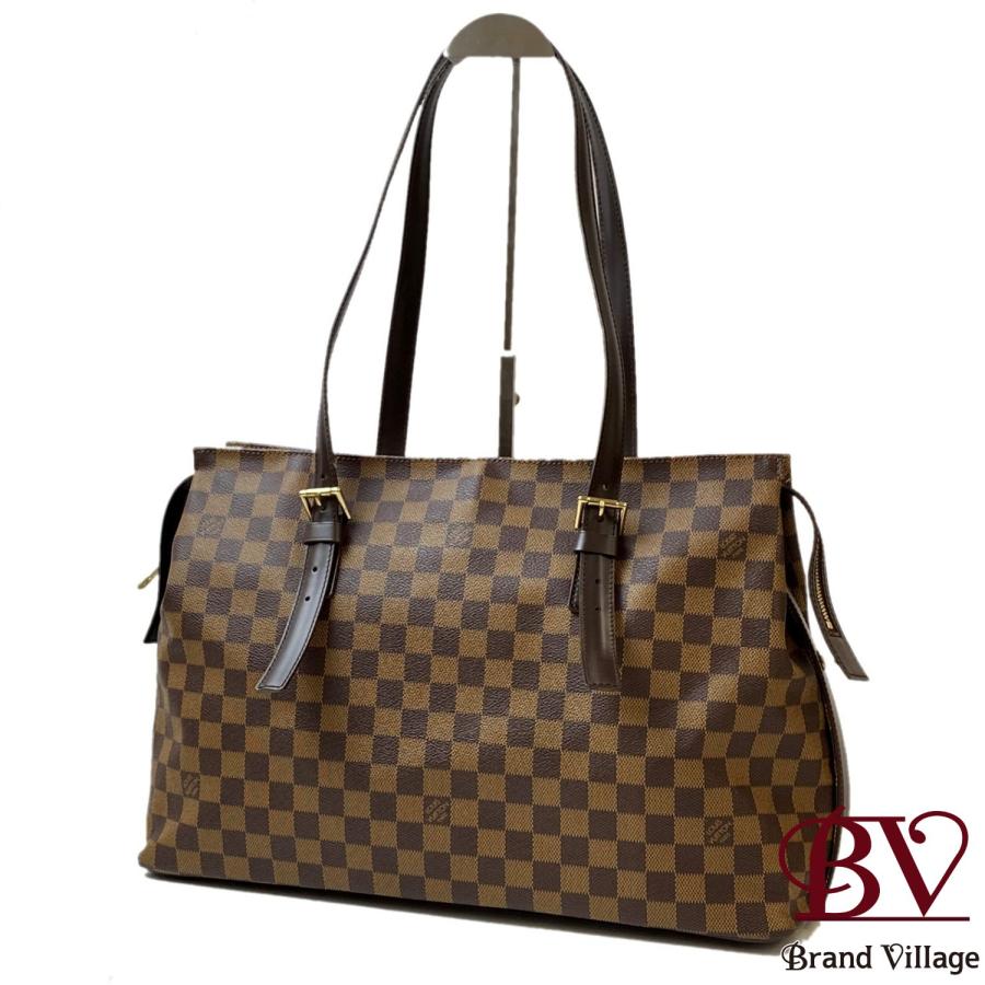 【鍵あり】LOUIS VUITTON ルイヴィトン ダミエ チェルシー ルイヴィトン LOUIS VUITTON チェルシー ダミエエベヌ パドロック・鍵
