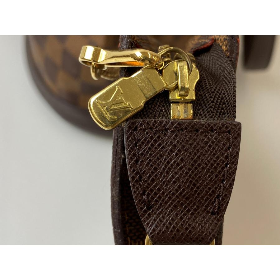 ルイヴィトン LOUIS VUITTON マレ ダミエエベヌ ミニポーチ付き バケツ