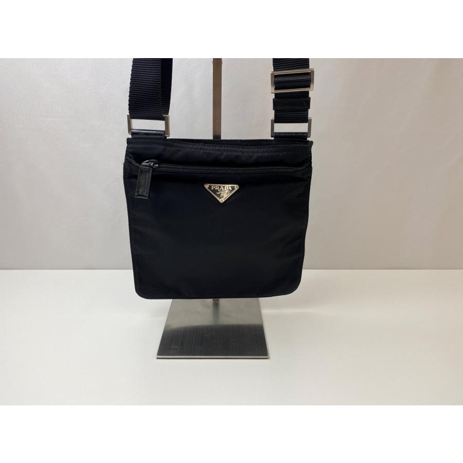 PRADA ☆SALE プラダ ヴェラ サコッシュ ブラック 黒 ナイロン クロス