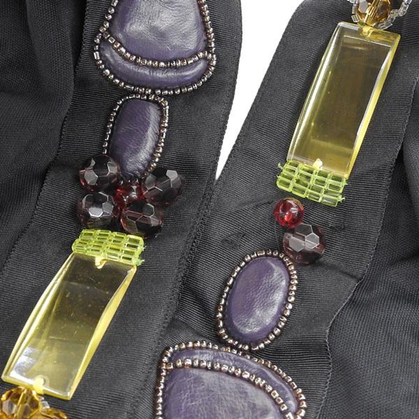 Yves Saint Laurent 美品 イヴサンローラン ビジュー ドレス 