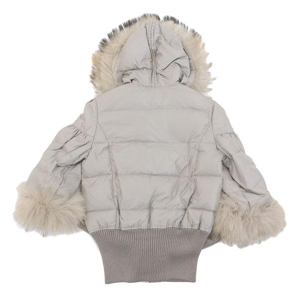 美品 チェルシーガーヴ CHELSEA GARB ラクーンファー ダウンブルゾン 