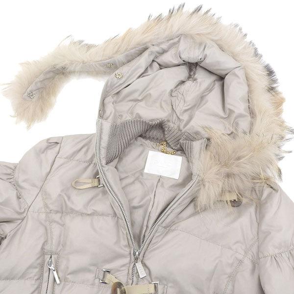 美品 チェルシーガーヴ CHELSEA GARB ラクーンファー ダウンブルゾン 