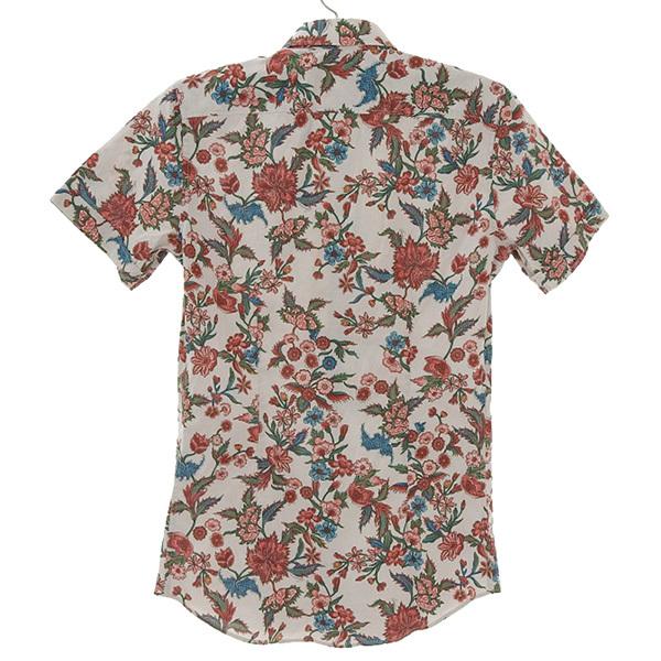 新品 Y Size38 15 メンズ シャツ 半袖 花柄 コットン Gucci グッチ 美品 シャツ カジュアルシャツ Meorboston Org