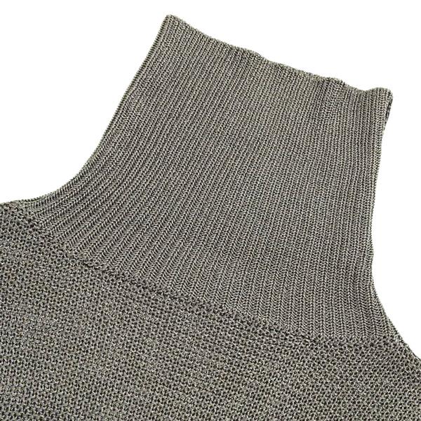 美品 セリーヌ CELINE エディ期 かぎ編み 長袖 ニット レディース ブロンズ sizeM Y03128の画像