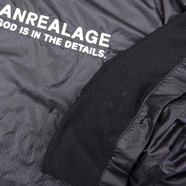 ◆美品◆ アンリアレイジ ANREALAGE 刺繍 オーバーサイズ ナイロンジャケット ブルゾン メンズ 黒 ブラック sizeM [Y03268]_3