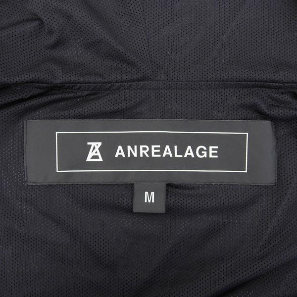 ◆美品◆ アンリアレイジ ANREALAGE 刺繍 オーバーサイズ ナイロンジャケット ブルゾン メンズ 黒 ブラック sizeM [Y03268]_7