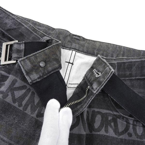 ◆美品◆ サカイ Sacai Eric HAZE エリックヘイズ コットン デニム パンツ ボトムス ブラック size1 23SS 23-02973M [Y03334]_2