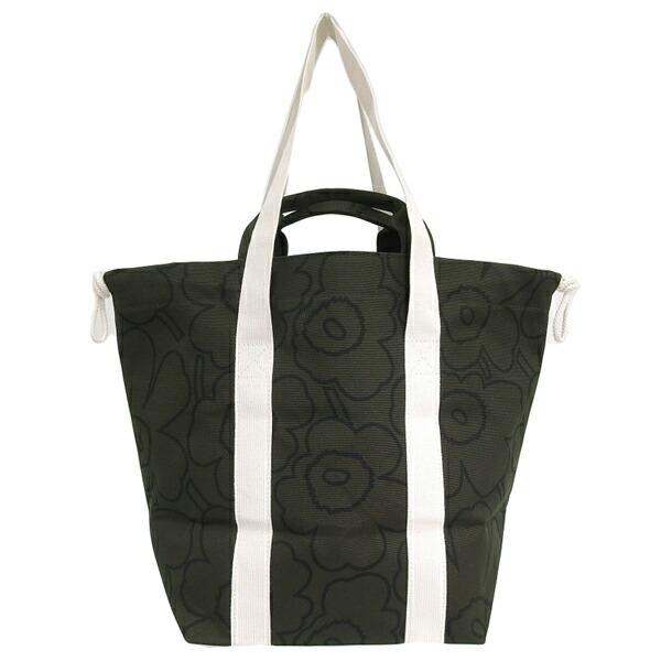 マリメッコ marimekko MONO CITY TOTE PIIRTO UNIKKO 2WAYバッグ トートバッグ キャンバス ダークグリーン
