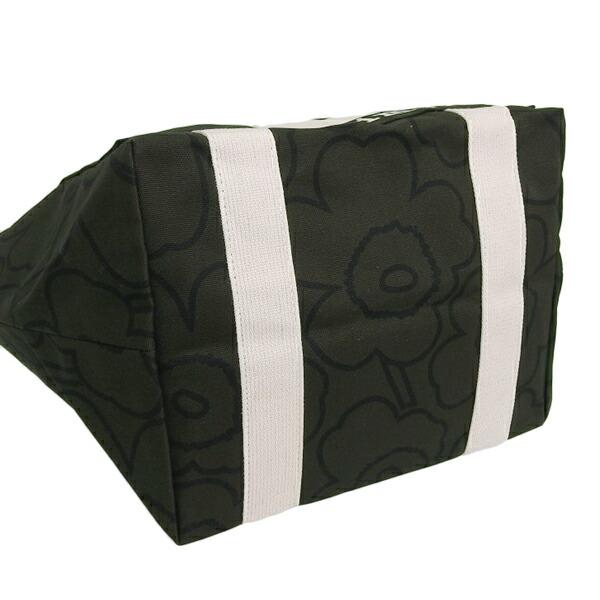 マリメッコ marimekko MONO CITY TOTE PIIRTO UNIKKO 2WAYバッグ トートバッグ キャンバス ダークグリーン