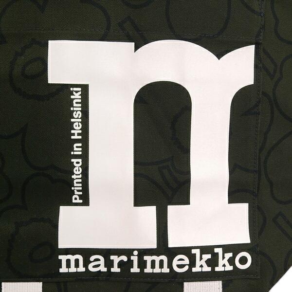 マリメッコ marimekko MONO CITY TOTE PIIRTO UNIKKO 2WAYバッグ トートバッグ キャンバス ダークグリーン