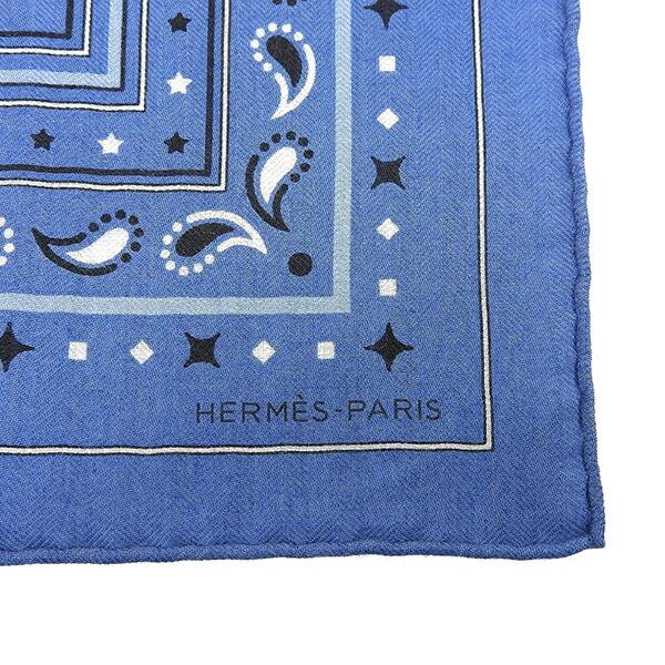 未使用 HERMES エルメス カレ H 65 GRRRRR! タグ 箱付 カシミヤ シルク
