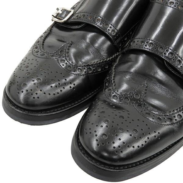 【未使用品】Church’s チャーチ LANA サイズ36 ブラック church's チャーチ ダブルモンク ストラップ LANA R 36 1/2 レザー