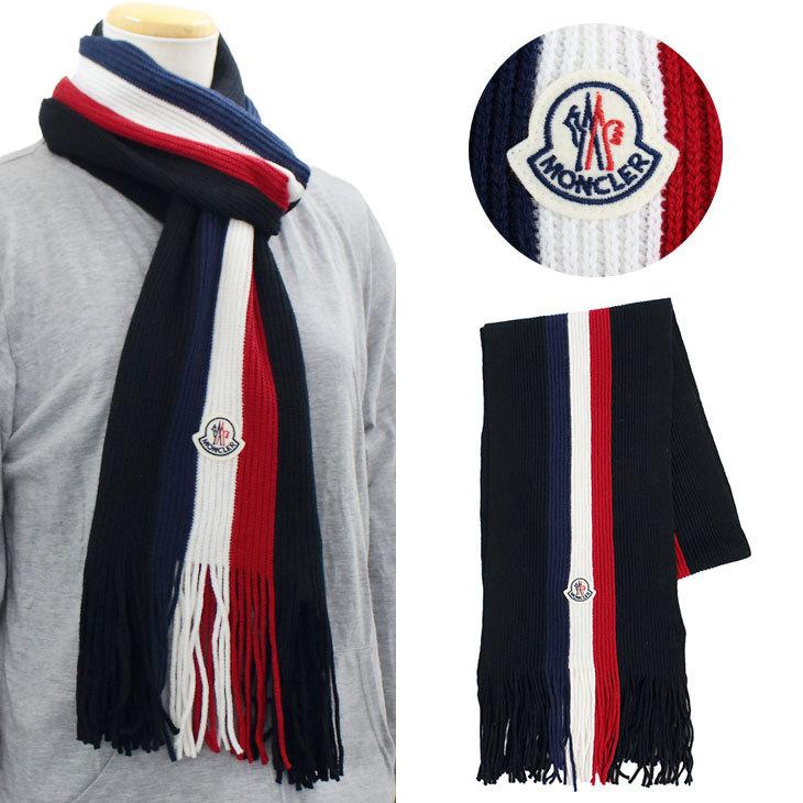 モンクレール マフラー 100 バージンウール Coqマーク ワッペン トリコロールライン メンズ レディース Moncler 3c 575 ブランド 3c 575 ブランドステーション 通販 Yahoo ショッピング