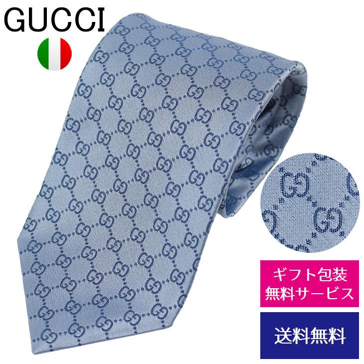 グッチ ネクタイ レギュラータイ モノグラム GGロゴ シルク 