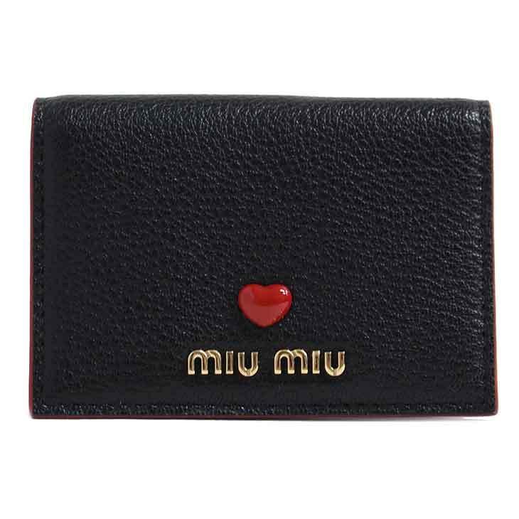 超人気 ミュウミュウ Miumiu カードケース 名刺入れ 5mc945 Madaras Love Nero 5mc945 Ml Nero 全ての Www Thedailyspud Com