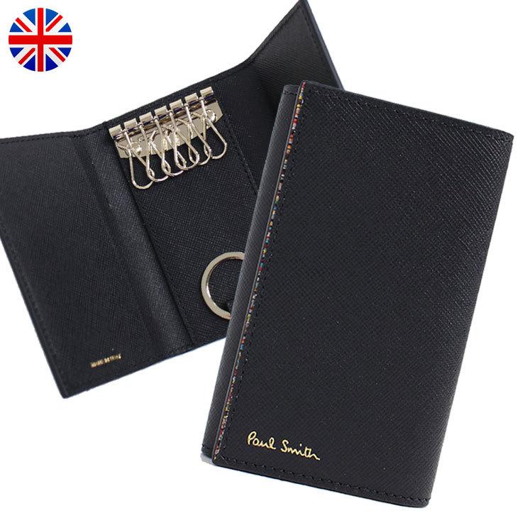 ポールスミス キーケース 6連 メンズ レザー 本革 ブランド WALLET