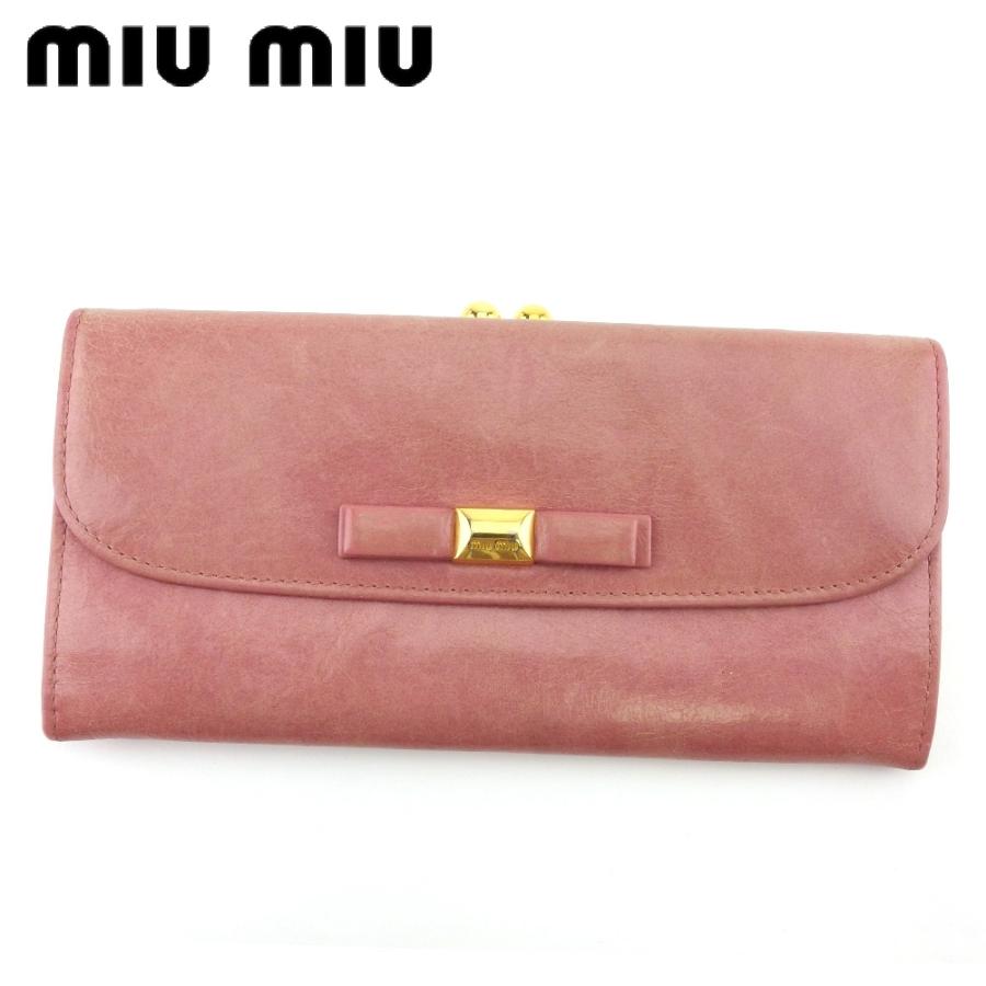 miu miu（ミュウミュウ） 【爆買いWEEK☆30%OFF】ミュウミュウ 長財布