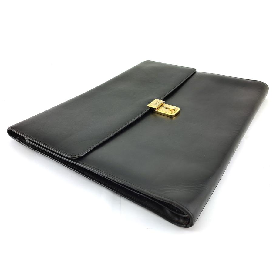 【週末タイムセール★30％OFF】バリー ビジネスバッグ ブリーフケース クラッチバッグ メンズ ロゴプレート BALLY 中古_1