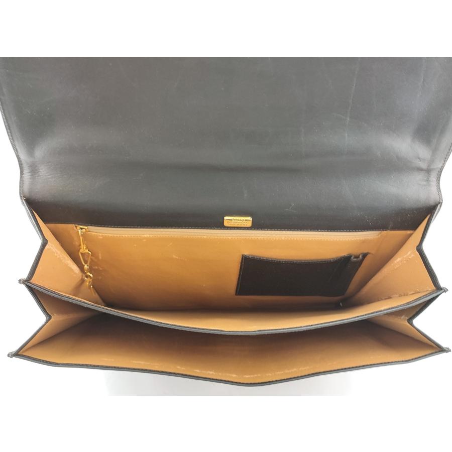 【週末タイムセール★30％OFF】バリー ビジネスバッグ ブリーフケース クラッチバッグ メンズ ロゴプレート BALLY 中古_3