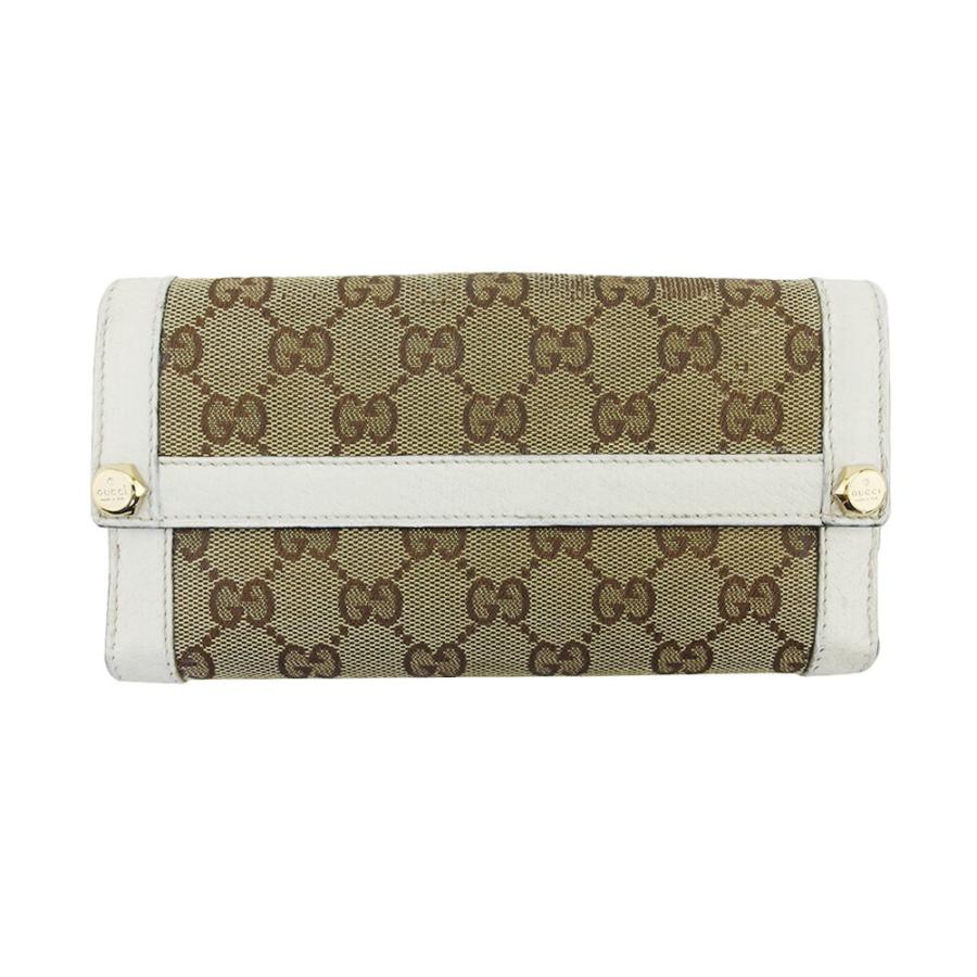 【BIGお買い物ラリー★30%OFFセール中】グッチ GUCCI 長財布GG柄 ベージュゴールド レディース 中古 GUCCI（グッチ） 【初売りSALE☆30%OFF】グッチ 長財布 GG柄 ベージュ