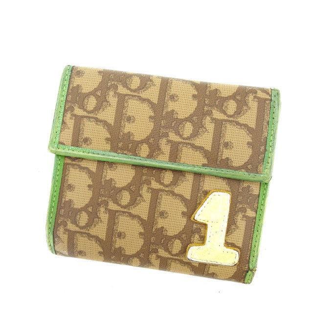 クリスチャン ディオール 三つ折り財布 レディース トロッター