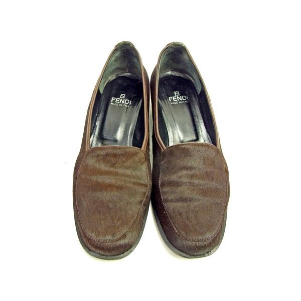 FENDI フェンディ パンプス ＃38 レディース ブラウン 中古 : ブランド  