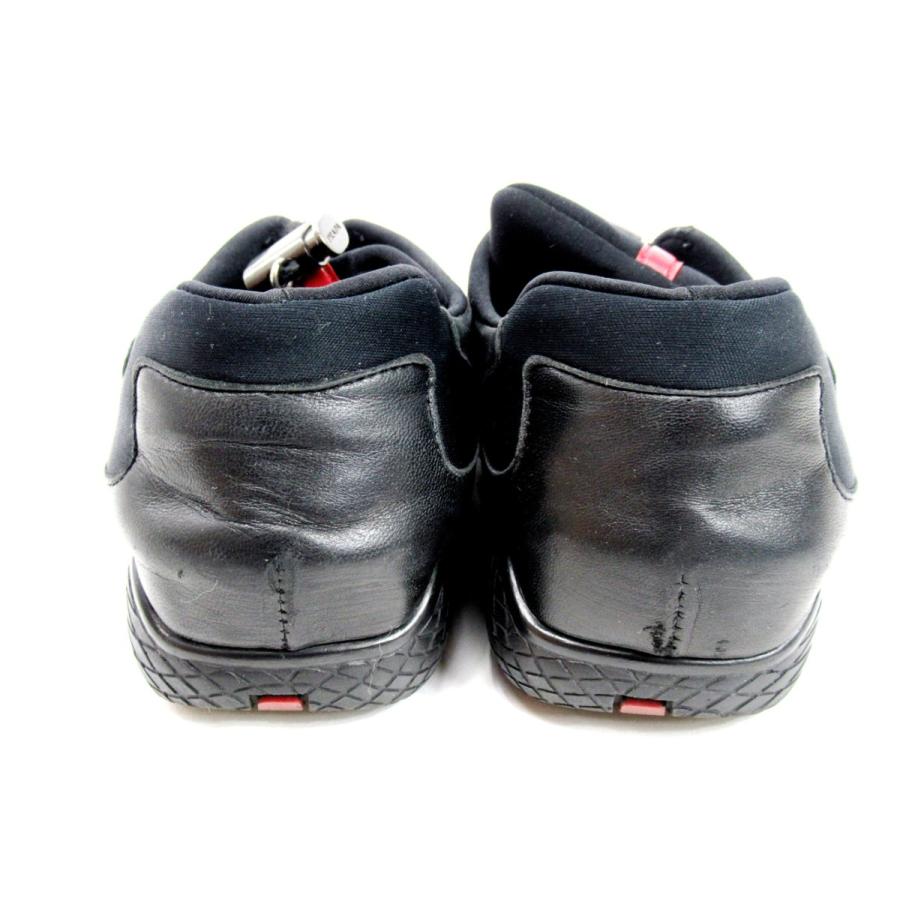 PRADA プラダ スニーカー シューズ 靴 レディース #36ハーフ ブラック 