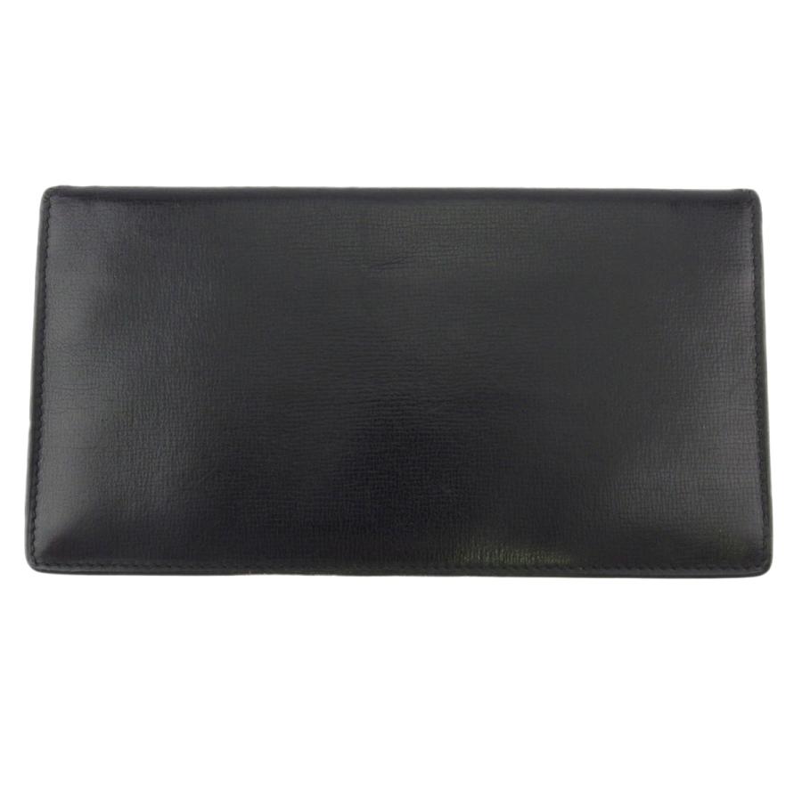 【GWタイムSALE★30％OFF】ダンヒル 長札入れ 札入れ メンズ ロングテールロゴ ブラック 中古_1