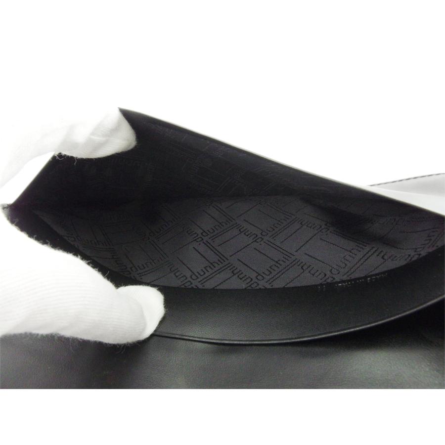 【GWタイムSALE★30％OFF】ダンヒル 長札入れ 札入れ メンズ ロゴプレート ブラック ゴールド 中古_7