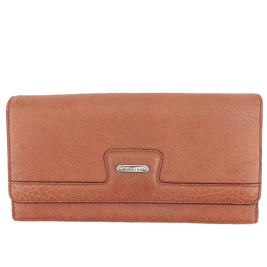 【バレンタインSALE★30％OFF】セリーヌ CELINE 長財布 コーラルピンク レディース 中古 | CELINE