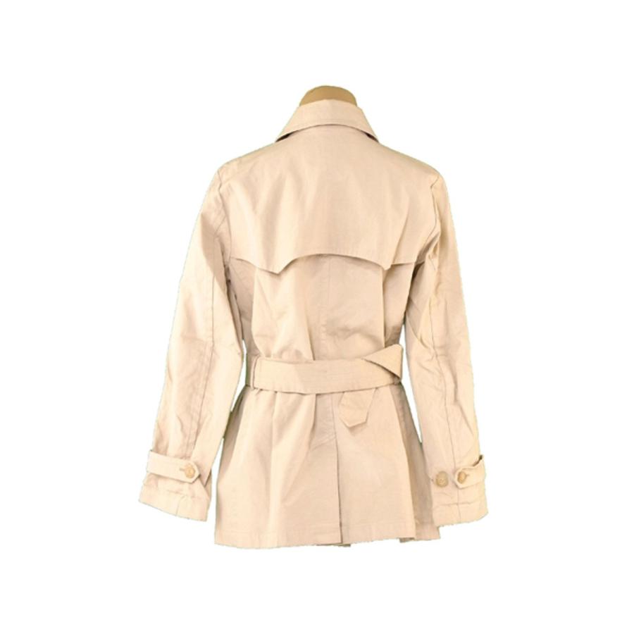 バーバリーベージュ トレンチコート ウエストベルト付き
