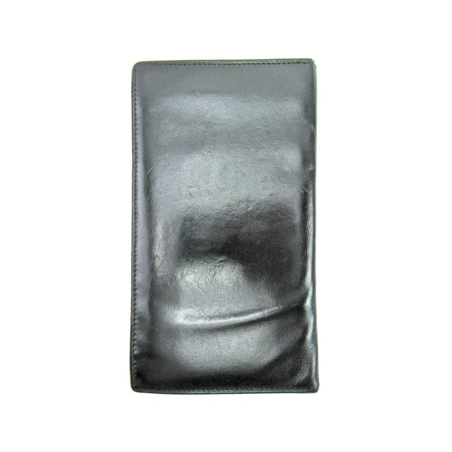 【週末タイムSALE★30％OFF】ダンヒル 長札入れ 長財布 レディース ブラック 中古_1