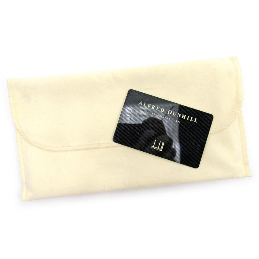 【週末タイムSALE★30％OFF】ダンヒル 長札入れ 長財布 レディース ブラック 中古_8